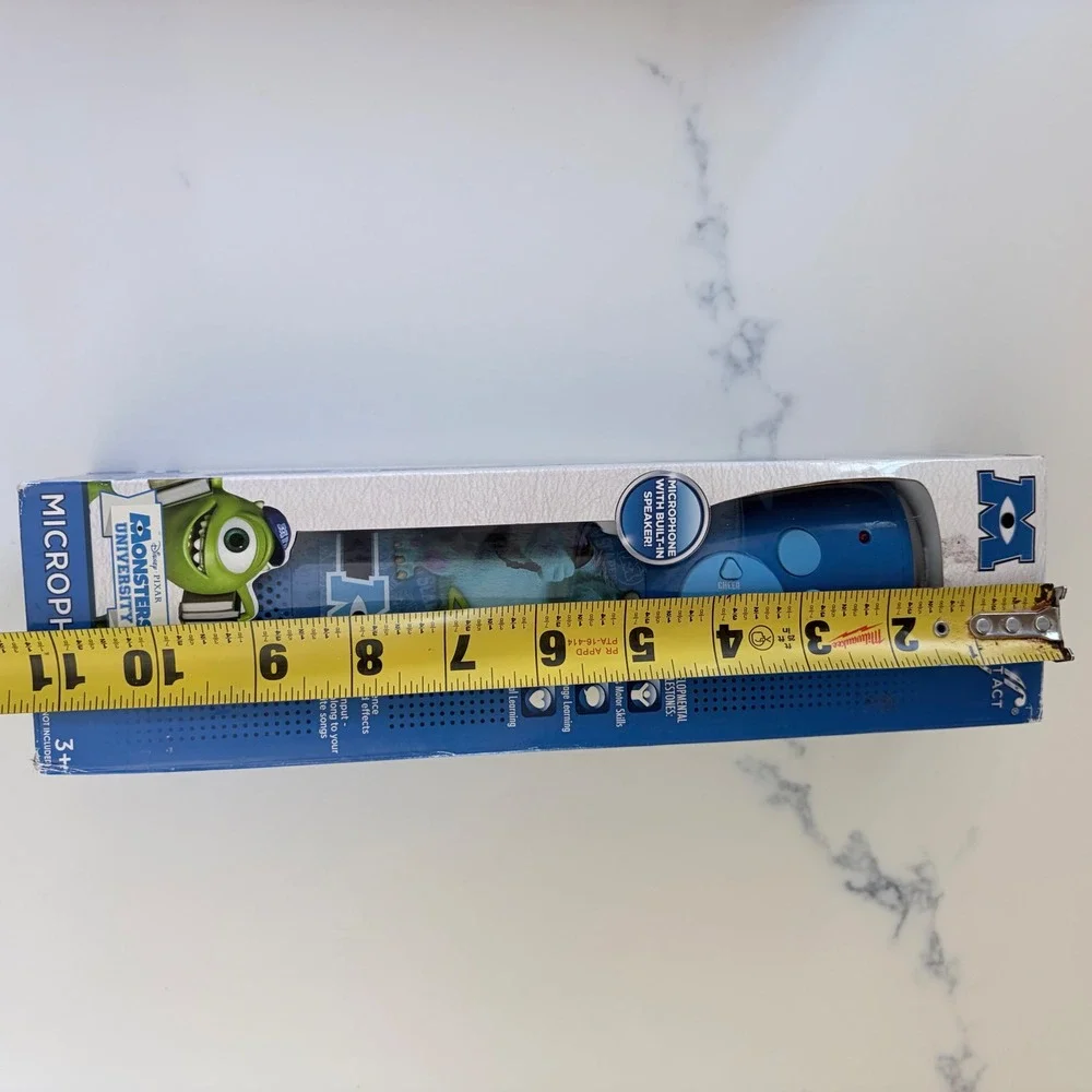 Disney Monsters University First Act Microphone Blue MP3 Input Toy MU359 New
